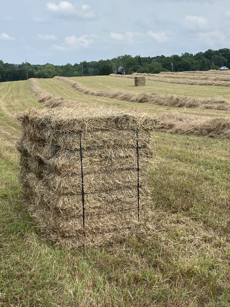 square bales